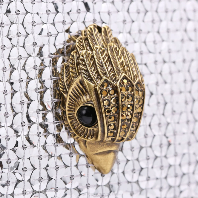 Kurt Geiger mujer bandolera londres shoreditch 2LPR122 | bolsas plata